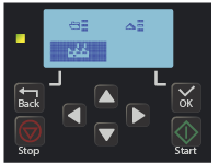 ACS180 keypad factory reset icon selection