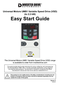 Universal Motors UMB1 Easy Start Guide (to 2.2kW) 2